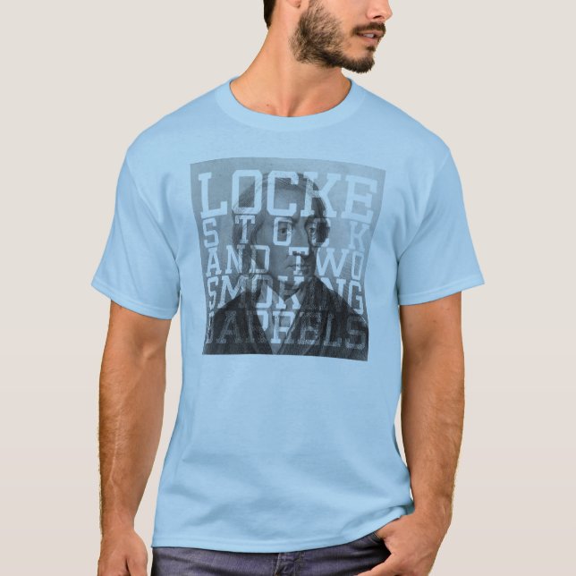 Camiseta Acción de Locke y dos barriles que fuman (Anverso)
