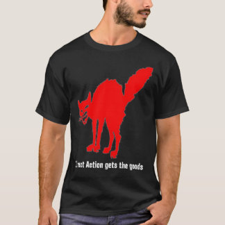 Camiseta Acción directa del gato rojo