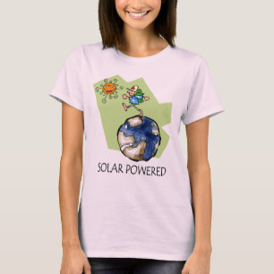 Camiseta accionada solar
