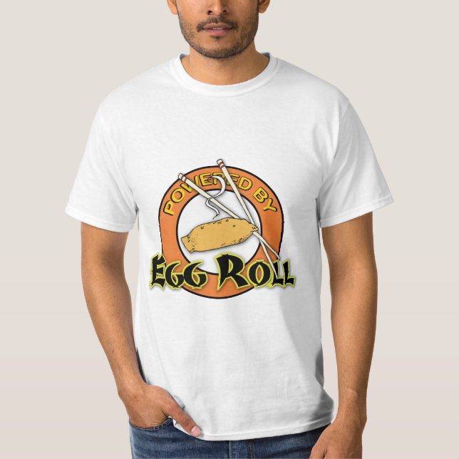 Camiseta Accionado por el rollo de huevo (Anverso)