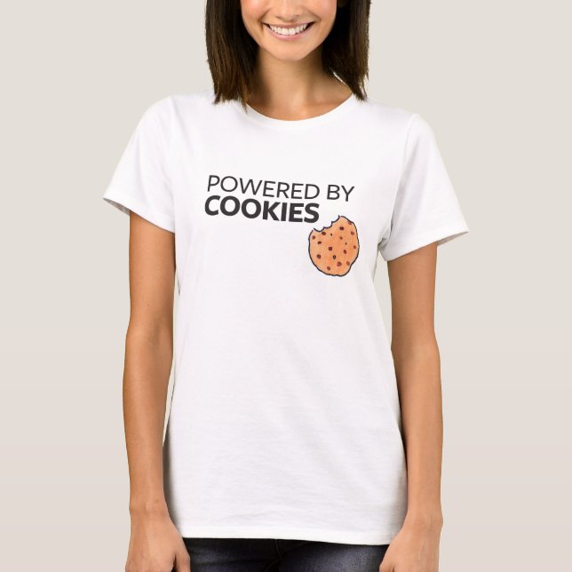 Camiseta Accionado por las galletas (Anverso)