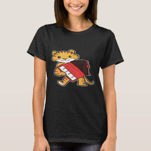 Camiseta Accionador de acordeón de tigre