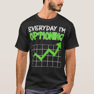 Camiseta Acciones de principiantes en operaciones de opcion