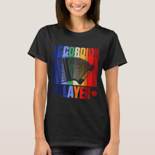 Camiseta Accionista de acordeón Art Retro acordeonista