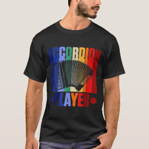 Camiseta Accionista de acordeón Art Retro acordeonista
