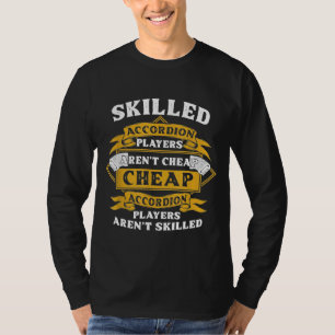 Camiseta Accionista de acordeón calificado acordeonista bar