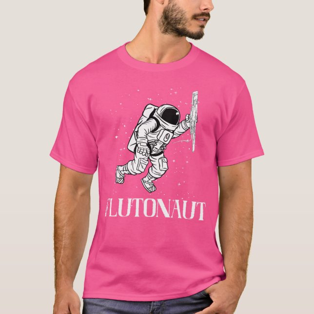 Camiseta Accionista flautista astronauta flautista Instrume (Anverso)