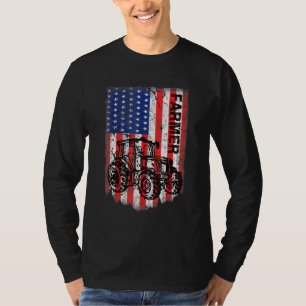 Camiseta Accionista La Bandera Estadounidense Patriótica Gr