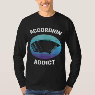 Camiseta Accordion Addict Vintage Retro Air Accordion
