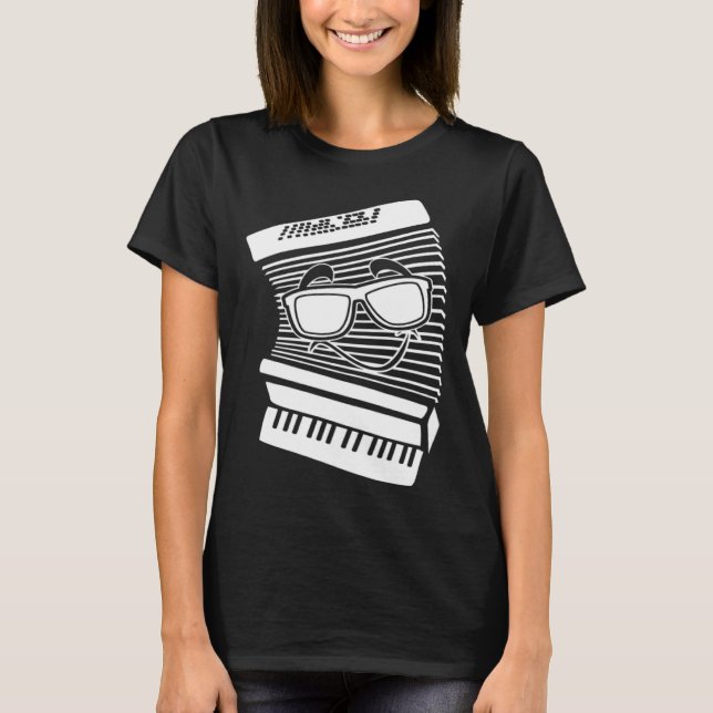 Camiseta Accordion Sunglasses Air Accordion Musician Accord (Anverso)