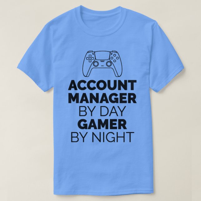 Camiseta Account Manager Gamer1 (Diseño del anverso)