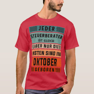 Camiseta Accountant Birthday October born Accountant
