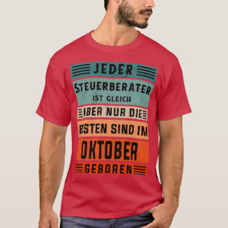 Camiseta Accountant Birthday October born Accountant