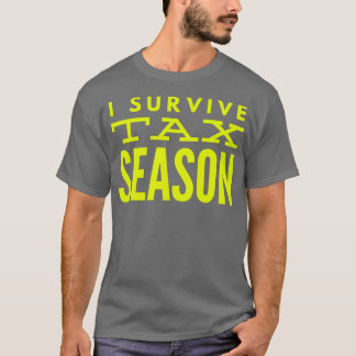 Camiseta Accountant I Survive Tax Season