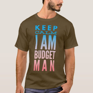 Camiseta Accountant Keep Calm I Am Budget Man