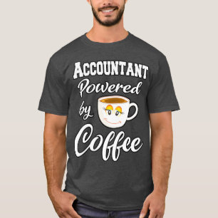 Camiseta Accountant Powered by Coffee 3