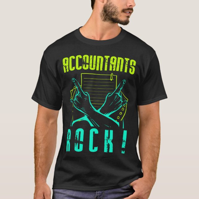 Camiseta Accountants Rock Accountinga Season Numbers funny (Anverso)