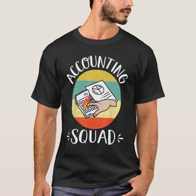 Camiseta Accounting Squad Cute Accountant Colleague Matchin (Anverso)