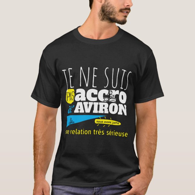 Camiseta Accro à l'aviron (Anverso)