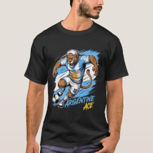 Camiseta Ace argentino - Estrella de fútbol argentina