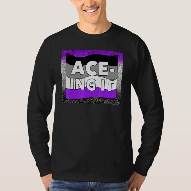 Camiseta Ace Asexual Ing It Orgullo Lgbtq (Anverso)