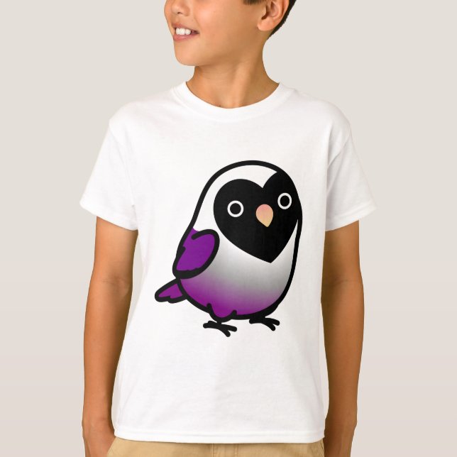 Camiseta Ace Asexual LGBT+ Orgullo Amor (Anverso)