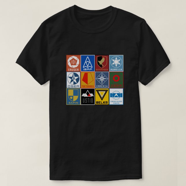 Camiseta Ace Combat Strangereal Roundels Essential  (Diseño del anverso)