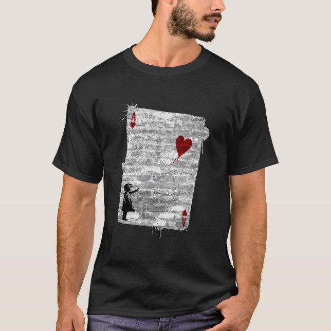 Camiseta Ace De Corazón Chica De Globo - Regalo De Cardiogr (Anverso)