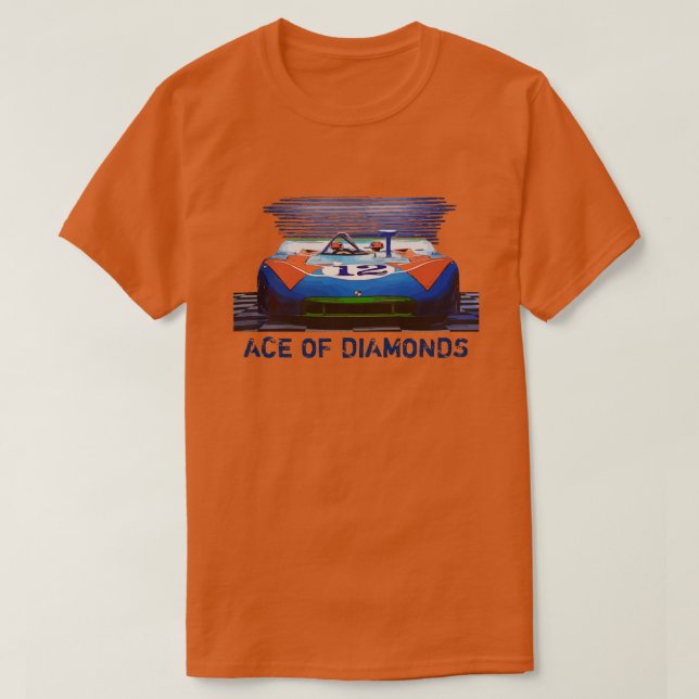 CAMISETA ACE DE DIAMANTES (Diseño del anverso)