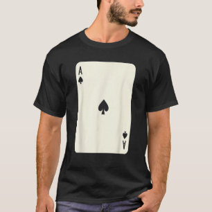 Camiseta Ace de espadas Jugando a las parejas de cartas Cos