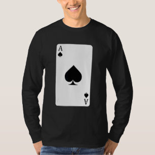 Camiseta Ace De Espadas Jugando Tarjeta De Ace