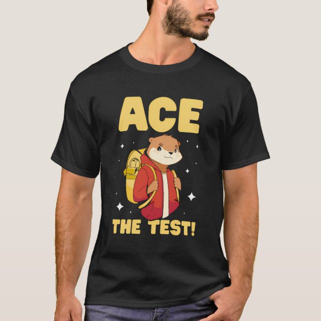 Camiseta Ace El Día De Prueba De Prueba De La Puntuación De (Anverso)
