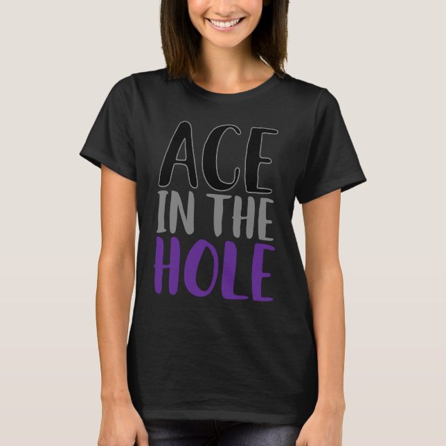 Camiseta Ace En El Orgullo Asexual De Punny Hole (Anverso)