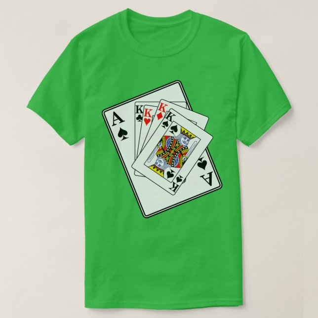 Camiseta Ace High 4 Reyes X (Diseño del anverso)