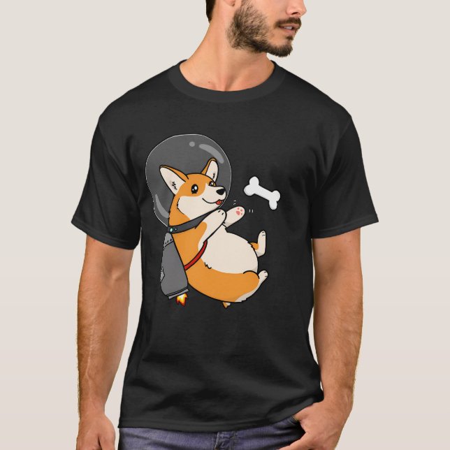 Camiseta ace Jetpack Corgi (Anverso)