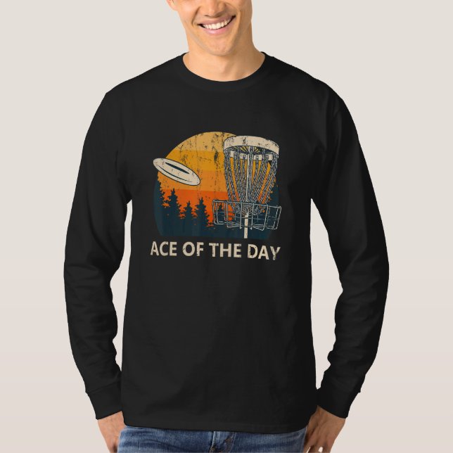 Camiseta Ace Of Day Concurso De Golf Disk Golf Games Outd (Anverso)