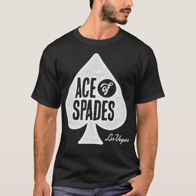 Camiseta Ace of Spades Las Vegas Poker Room  (Anverso)