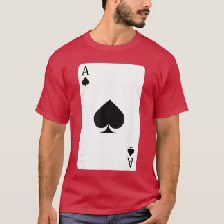 Camiseta Ace of Spades Playing Card Ace Card vintage