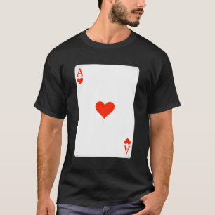 Camiseta Ace Of The Playing Cards Fácil Halloween