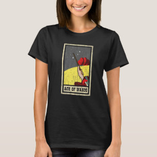 Camiseta Ace Of Wands Tarot Card Shaman Fortune Teleo