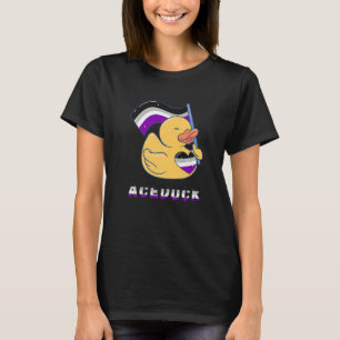Camiseta Ace Rubber Duck Rubber Ducking Bandera Asexual Ase