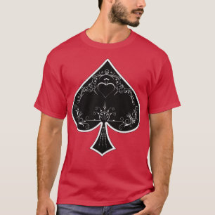 Camiseta Ace Spade Jugando Decks ds Spades Suela