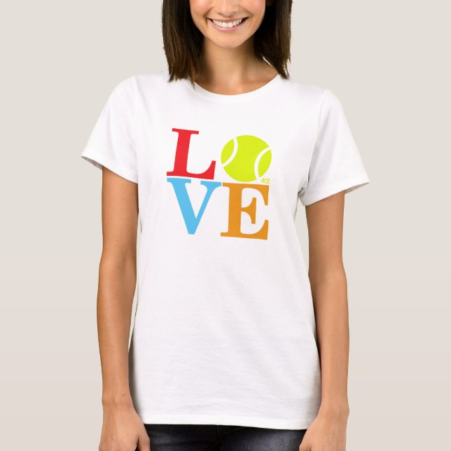 Camiseta Ace Tennis LOVE (Anverso)