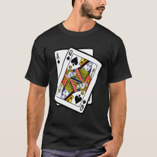 Camiseta Ace y Reina de espadas 21 cumpleaños 21 años