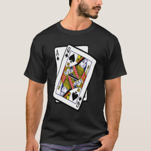 Camiseta Ace y Reina de espadas 21 cumpleaños 21 años