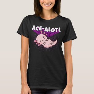 Camiseta Acealotl Ace Alotl Orgullo asexual Axolotl