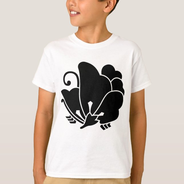 Camiseta Acedera de madera en forma de mariposa (Anverso)