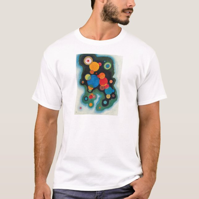 Camiseta Aceite abstracto de impulso profundo en canvas Kan (Anverso)