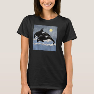 Camiseta Aceite de ballena crudo Orca Asesino Pul Ho