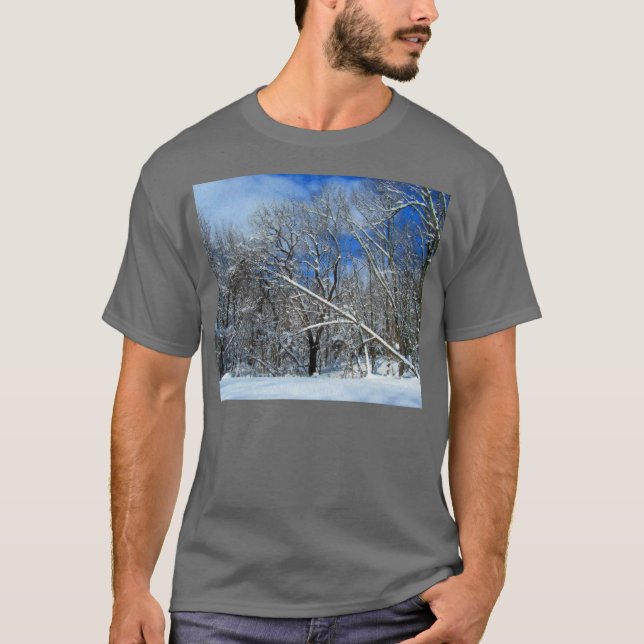 Camiseta Aceite de Blizzard Trees (Anverso)